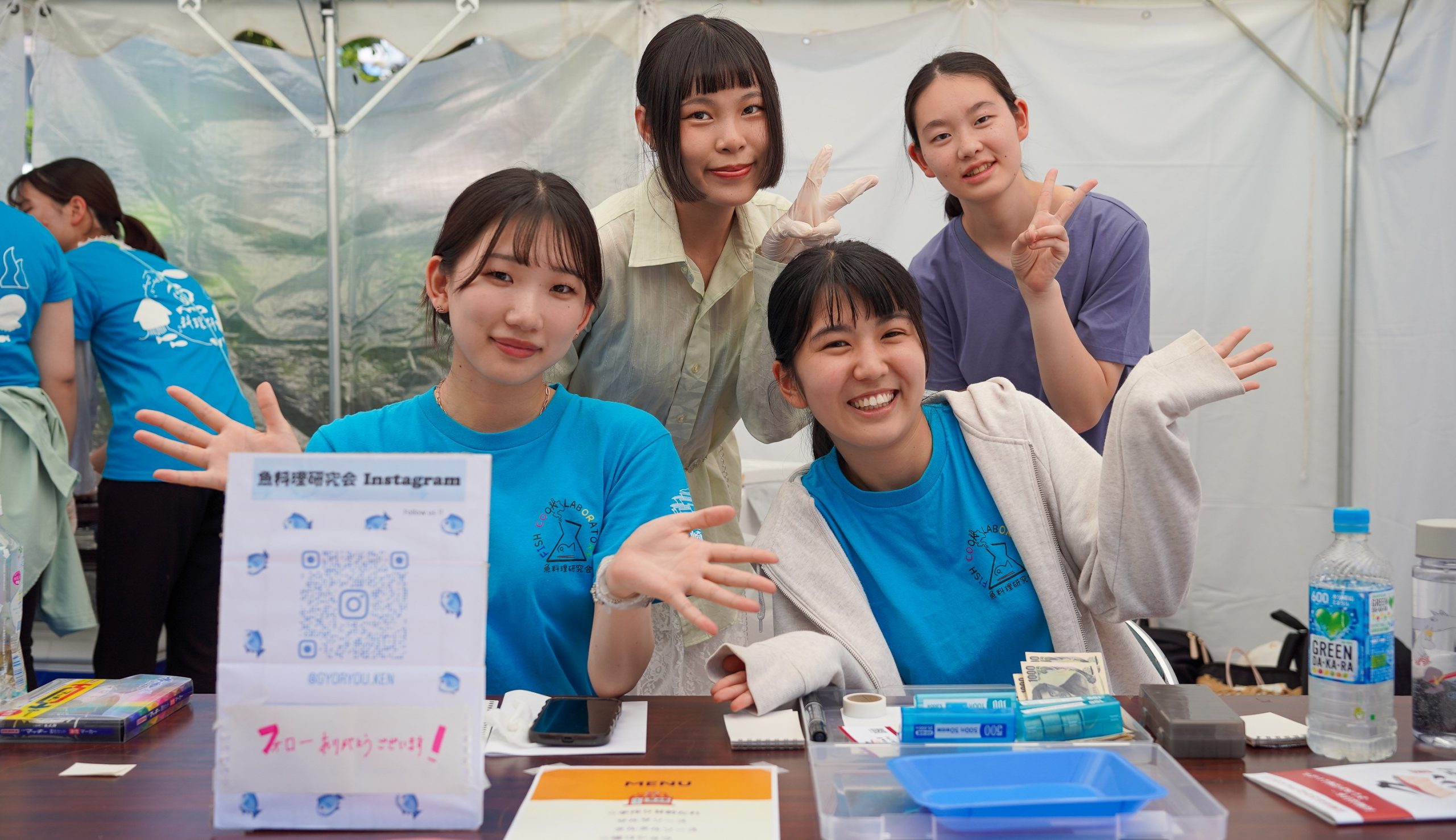 長崎大学魚料理研究会が「鴻洋祭」でバザーに出店！