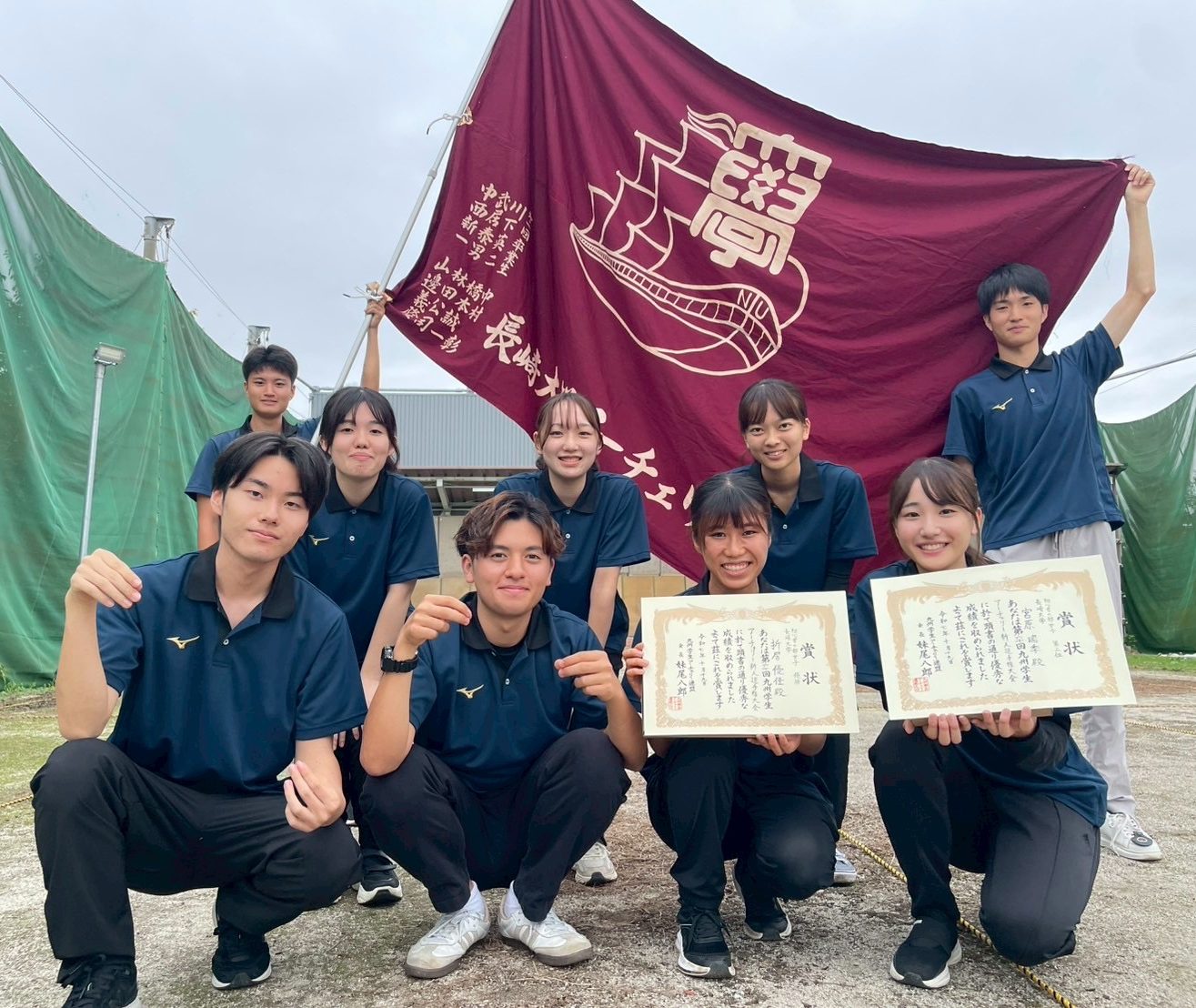 【長崎大学アーチェリー部】九州新人戦初心者女子の部で1位2位入賞！